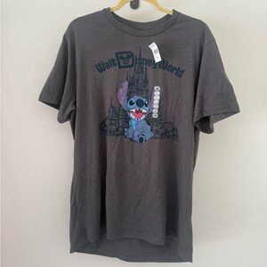 NWT Disney Parks Disney World Stitch Castle Graphic Tee Size Medium